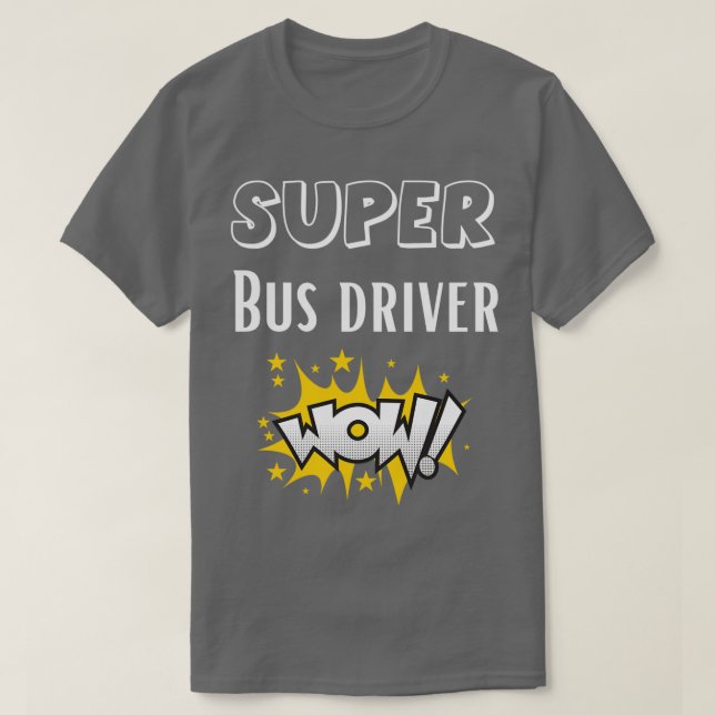 Drivrutinen Toppen Buss T Shirt (Design framsida)