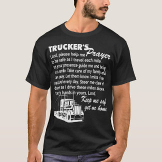 Drivrutinen Truckers Prayer Lastbil, för manar och T Shirt