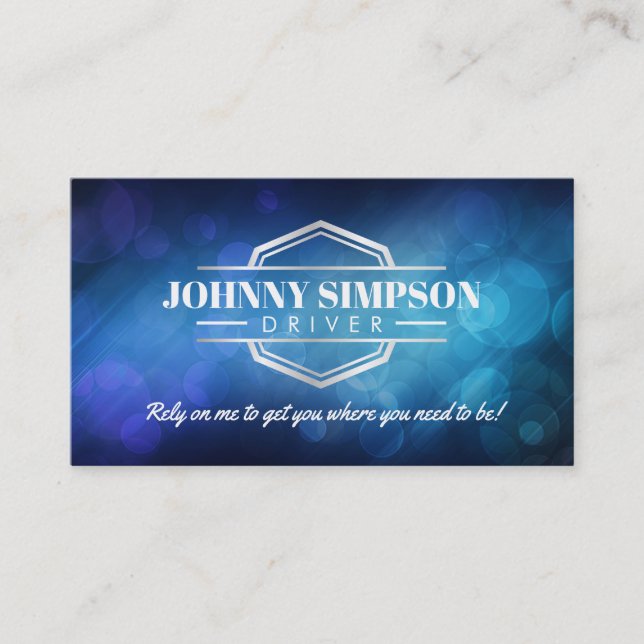 Drivrutinens Taxi Affärskort Visitkort (Framsida)