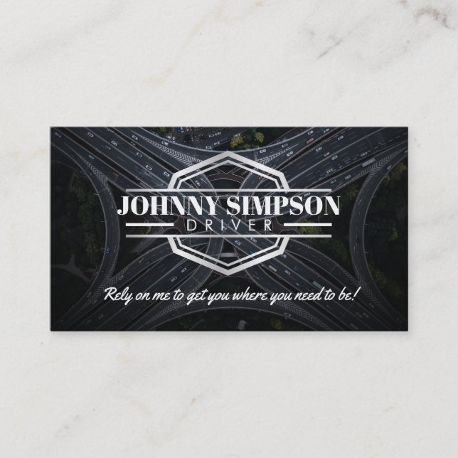 Drivrutinens Taxi Affärskort Visitkort (Framsida)