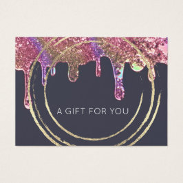 Drivrutiner för handcertifikat för skönhetshår i G Visitkort