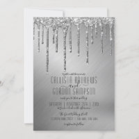 Drivrutiner för Luxury Sparkly Silver Glitter Bröl