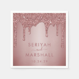 Drivrutiner för lyxolja Ro Guld Gnistra Glitter Br Pappersservett