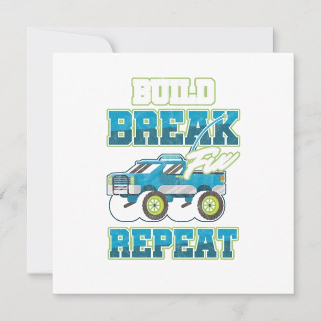 Drivrutiner för radiostyrda bilar för RC Bygger Br Inbjudningar (Framsida)