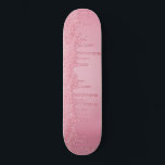 Drivrutiner för Rosa Glitter Gnistra Coola  Mini Skateboard Bräda 18,5 Cm<br><div class="desc">Skateboard med faux glitter drops,  Coola Rosa Gnistra driver Skateboard. Enkel att anpassa och perfekt för glitter-estetik. Det är som du. Kontakta oss på cedarandstring@gmail.com om du behöver hjälp med designen eller matchande produkter.</div>