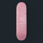 Drivrutiner för Rosa Glitter Gnistra Coola  Mini Skateboard Bräda 18,5 Cm<br><div class="desc">Skateboard med faux glitter drops,  Coola Rosa Gnistra driver Skateboard. Enkel att anpassa och perfekt för glitter-estetik. Det är som du. Kontakta oss på cedarandstring@gmail.com om du behöver hjälp med designen eller matchande produkter.</div>