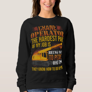 Drivrutiner för tung utrustning för kranoperatören t shirt