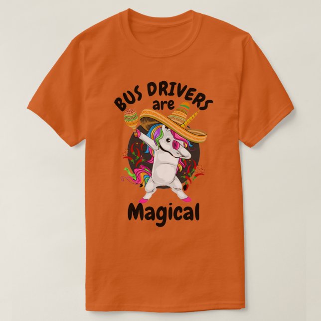 Drivrutiner i Buss är magiska Buss-drivrutiner Uni T Shirt (Design framsida)