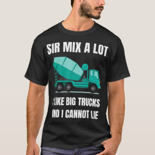 Drivrutinsavgift för blandarcement i Lastbil T Shirt