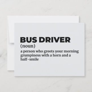 Drivrutinsdefinition för Buss Vykort