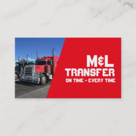 Drivrutinsdistribution för Red CDL Lastbil Visitkort