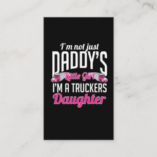 Drivrutinsdotter för Trucker Girl Lastbil Visitkort
