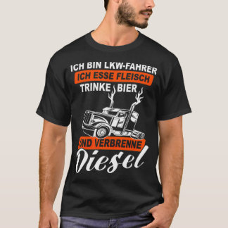 Drivrutinsdrivrutinen för lastbilar professionell, t shirt