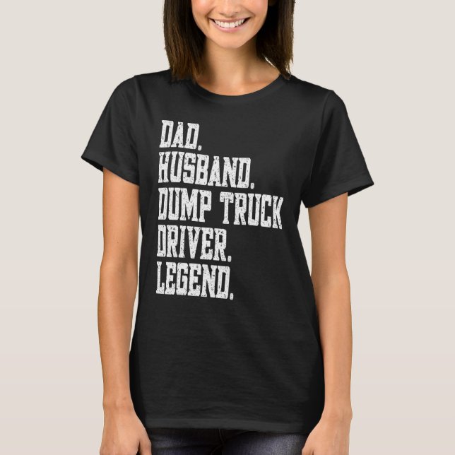 Drivrutinsförklaring pappa Make Lastbil T Shirt (Framsida)