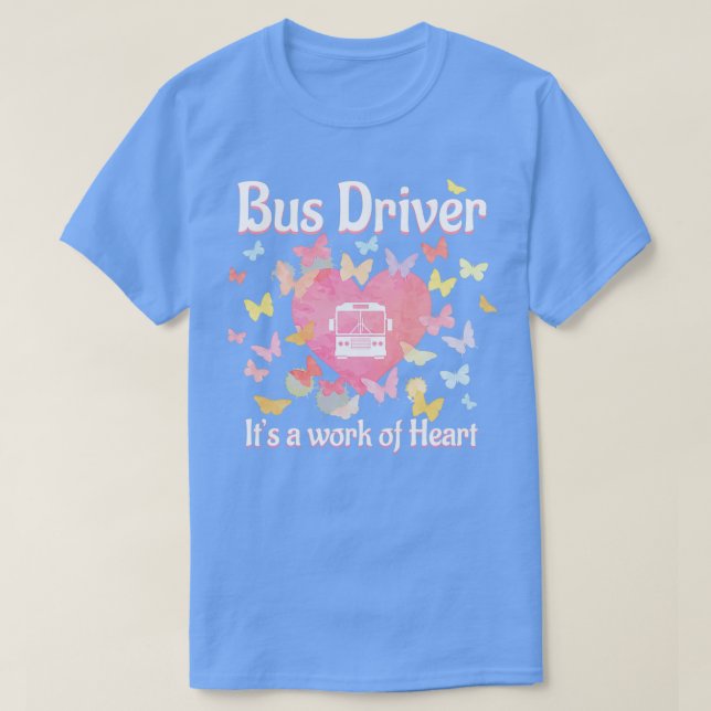 Drivrutinsfyllning för Cute Buss T Shirt (Design framsida)