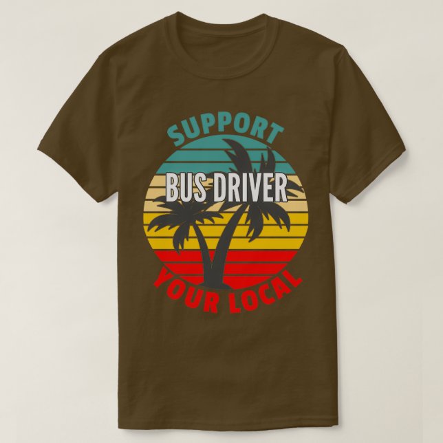 Drivrutinsgåva från Buss stöder drivrutinen för Bu T Shirt (Design framsida)
