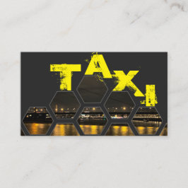 Drivrutinshyttdrivrutin för professionell taxi visitkort