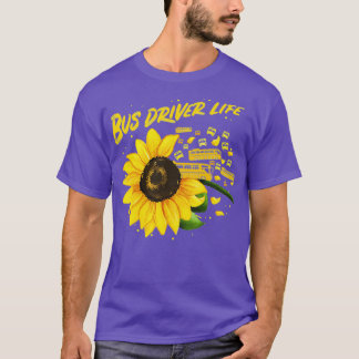 Drivrutinsidea för solros Buss T Shirt