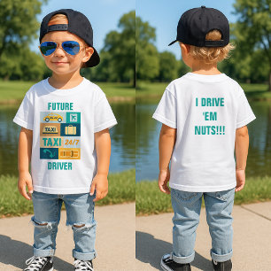 Drivrutinsikonisk Designad för professionell Taxi T Shirt
