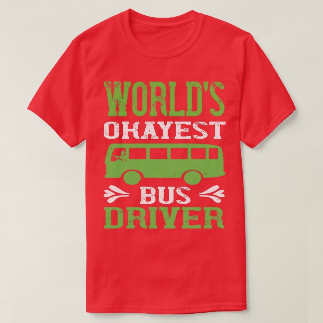 Drivrutinsinstruktion för buss 21 t shirt (Design framsida)