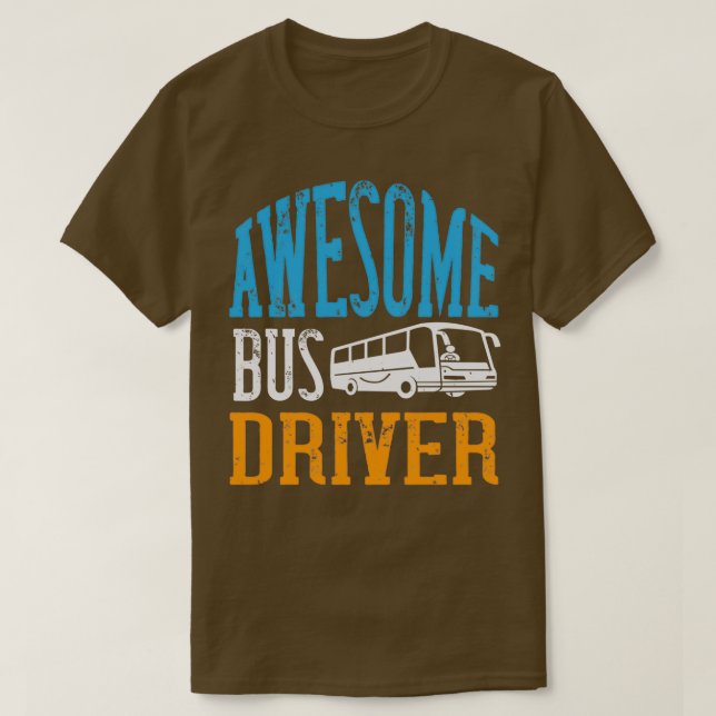 Drivrutinsinstruktion för fantastisk Buss 2 T Shirt (Design framsida)