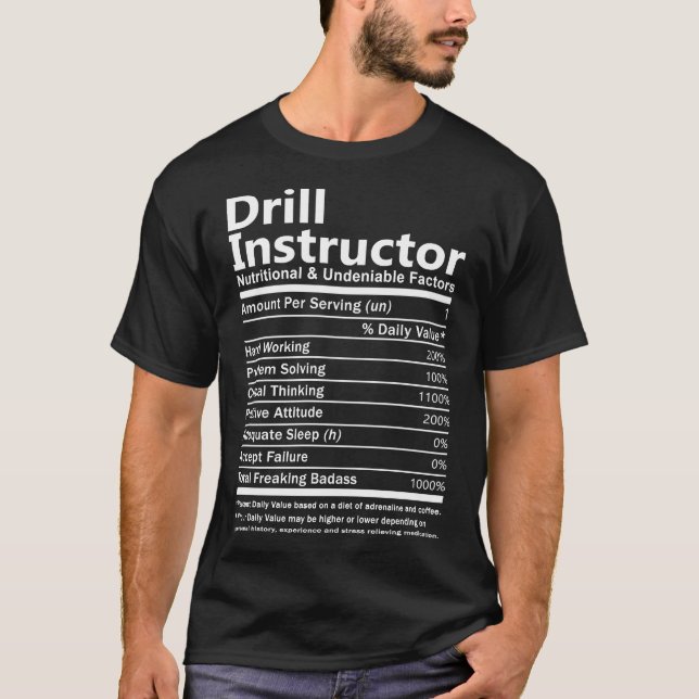 Drivrutinsinstruktör T Shirt - Näringsgren (Framsida)