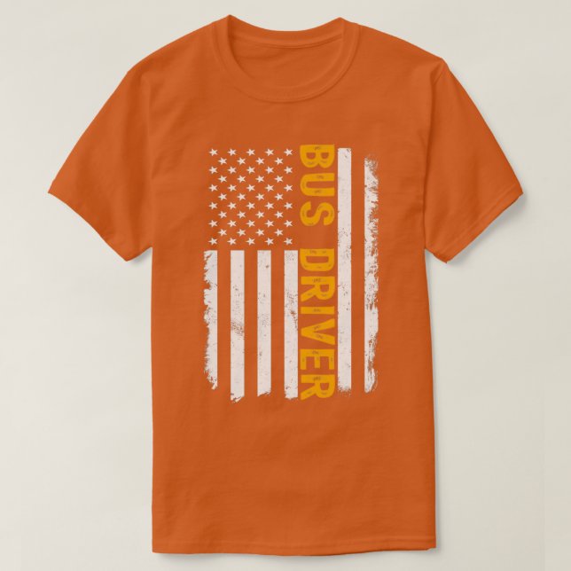 Drivrutinsjobb för Buss T Shirt (Design framsida)