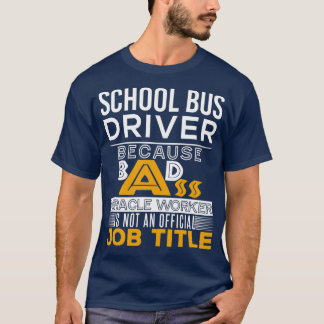 Drivrutinsjobb för Skola Buss, rubrik 3 T Shirt