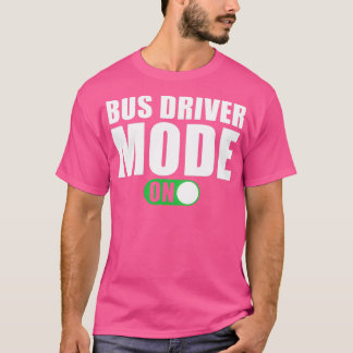 Drivrutinsläge för Buss på T Shirt