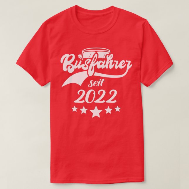 Drivrutinslicens för Buss 2022 Buss 2 T Shirt (Design framsida)