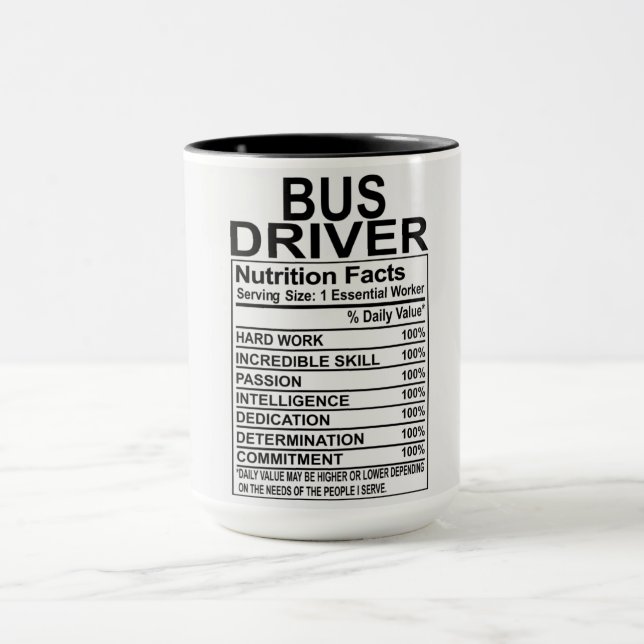 Drivrutinsmatningsfaktorer för buss mugg (Center)