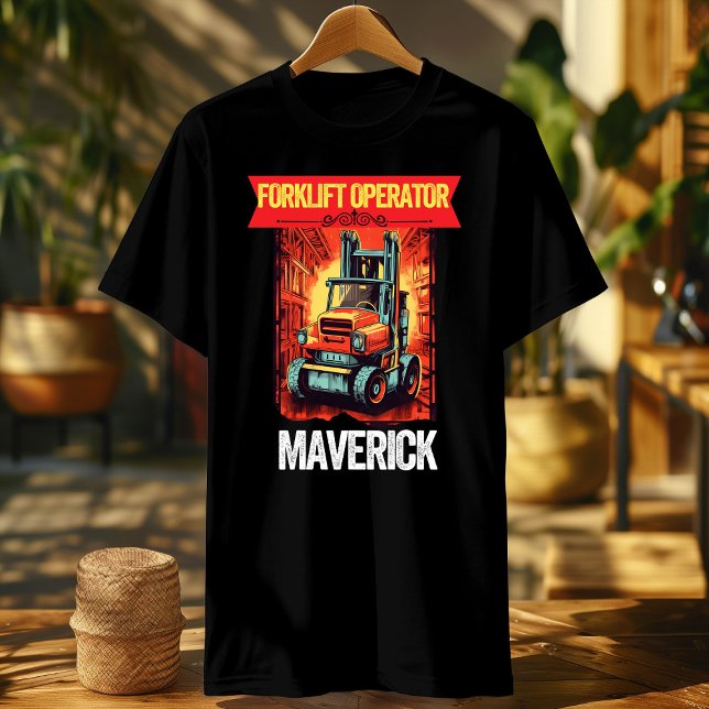 Drivrutinsmatris för gaffeltrucksoperatör för aukt t shirt (Skapare uppladdad)
