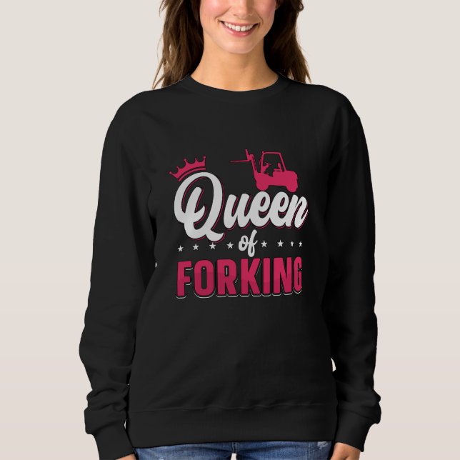 Drivrutinsoperatör för Forking Driver Lastbil T Shirt (Framsida)