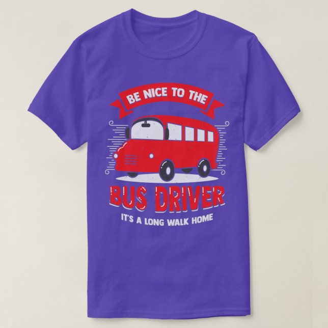 Drivrutinsoperatör för Funny Buss T Shirt (Design framsida)