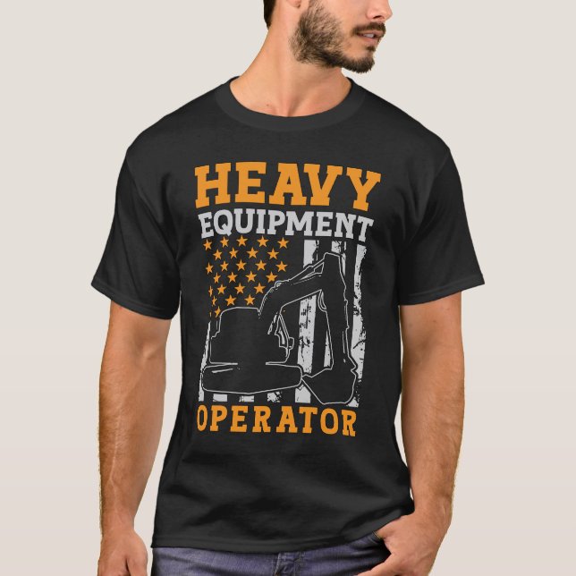 Drivrutinsoperatör för lastbil t shirt (Framsida)