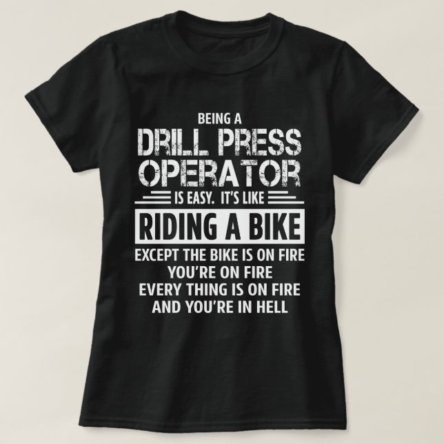 Drivrutinsoperatör T Shirt (Design framsida)