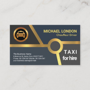 Drivrutinsratten Guld Karta Taxi,, Visitkort