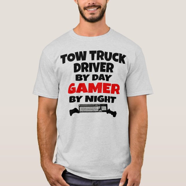 Drivrutinsspelaren Tow Lastbil Tee (Framsida)