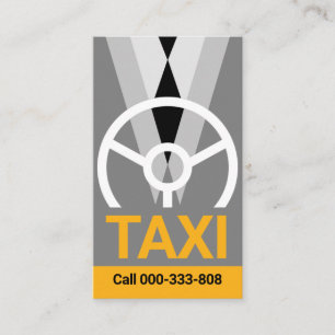 Drivrutinstjänst för taxi Chauffeur Visitkort
