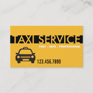 Drivrutinstjänster för Taxi Cab Visitkort