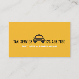 Drivrutinstjänster för Taxi Cab Visitkort