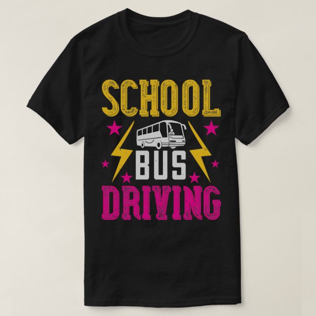 Drivrutinstransport 11 från buss t shirt (Design framsida)