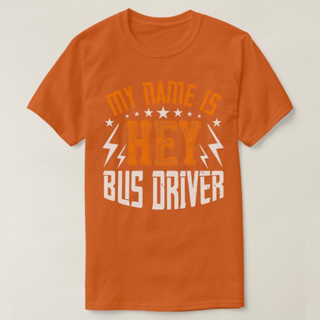 Drivrutinstransport 32 för buss t shirt (Design framsida)