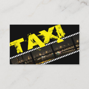 Drivrutinstransportör för professionell taxi visitkort