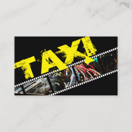 Drivrutinstransportör för professionell taxi visitkort