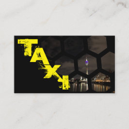 Drivrutinstransportör för professionell taxi visitkort