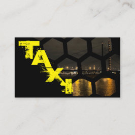 Drivrutinstransportör för professionell taxi visitkort