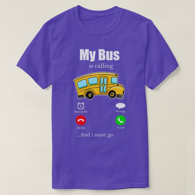 Drivrutinsverksamheten i Buss Omnibus Buss Stop 1 T Shirt (Design framsida)