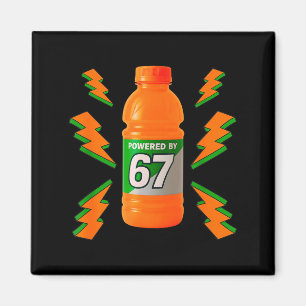Drivs av 67 Aura Energy Roligt 6 7 Meme Sex Sju G Magnet