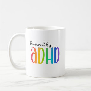 Drivs av ADHD   Regnbågstyp Kaffemugg